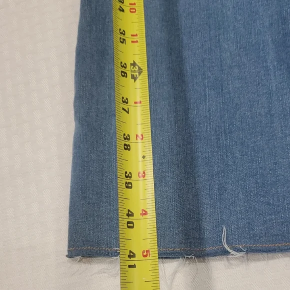 Hollester Denim Patchwork Retro Hippie Flare Jeans Sz 27 - Picture 4 of 14